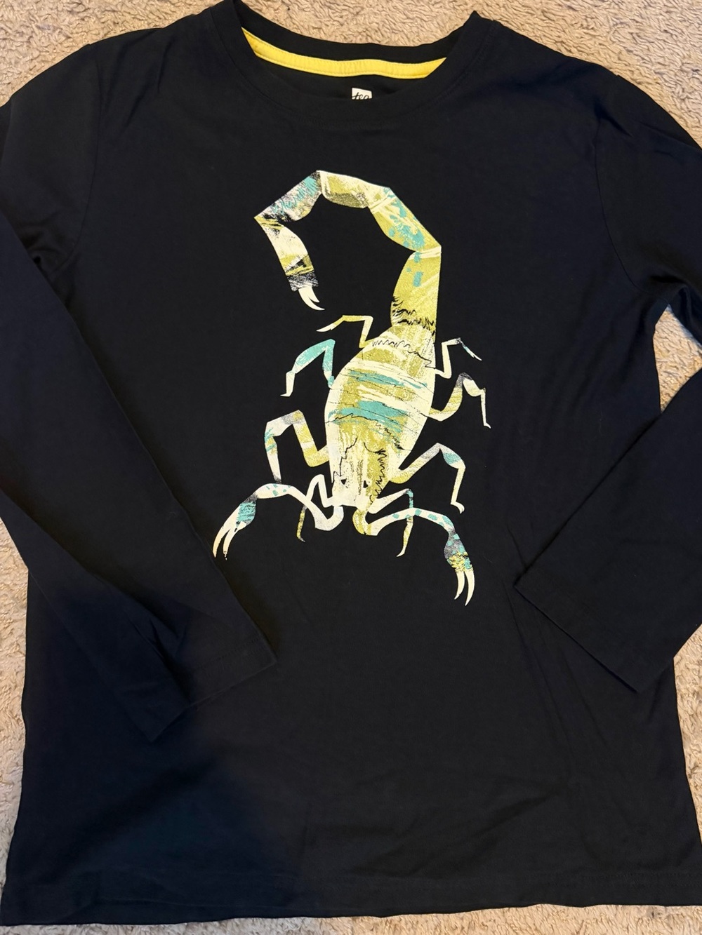 Boys Tea Collection LS Scorpion Tee. EUC